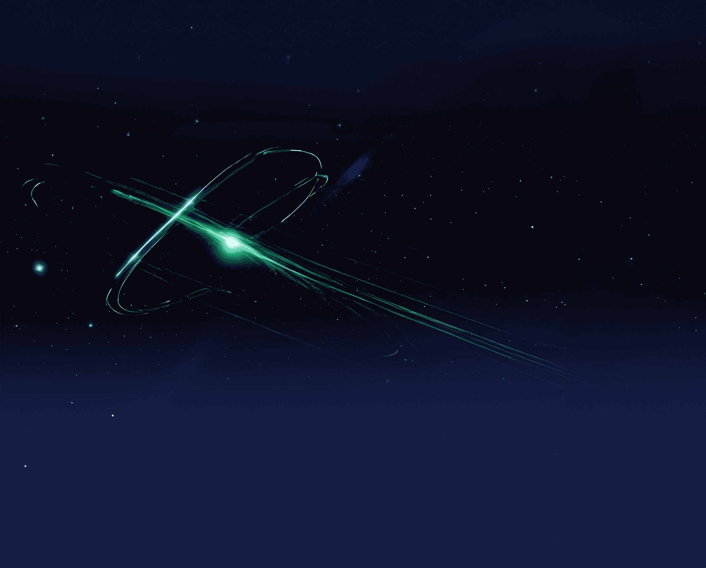 Fondo Quasar en el espacio